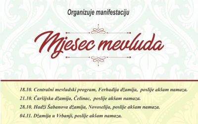 Manifestacija “Mjesec mevluda”