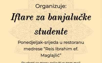 Iftari za banjalučke studente