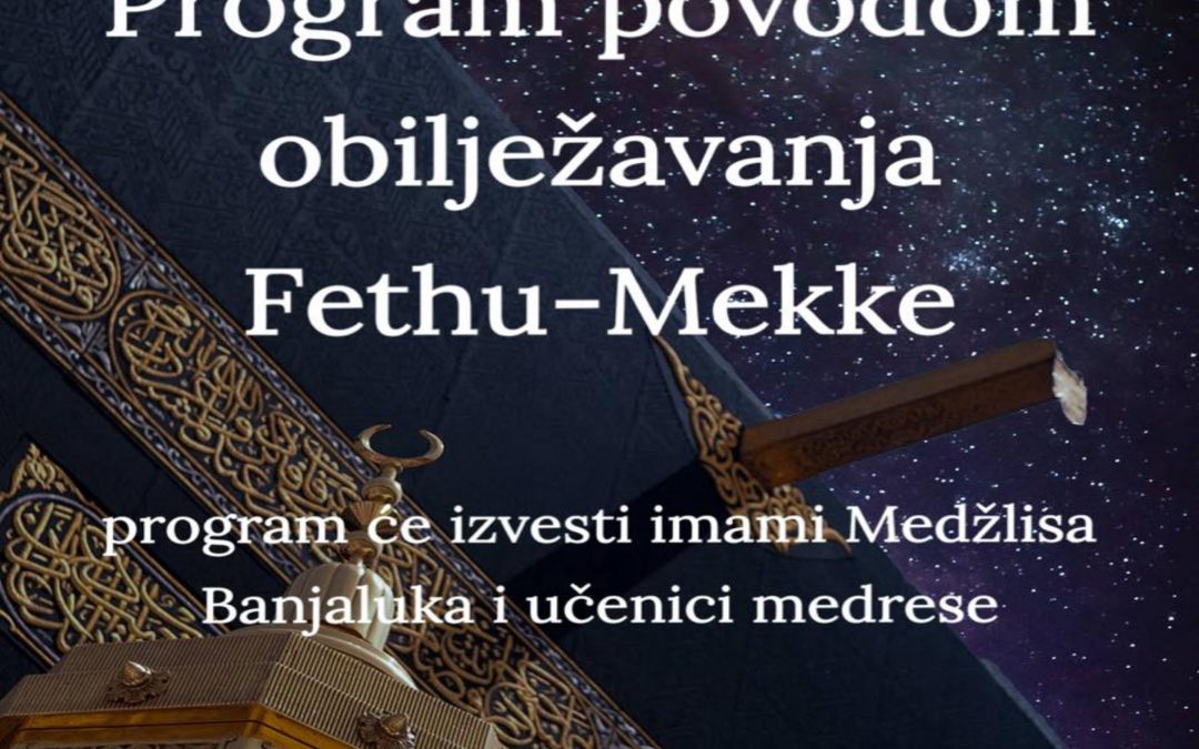 Program povodom obilježavanja Fethu-Mekke