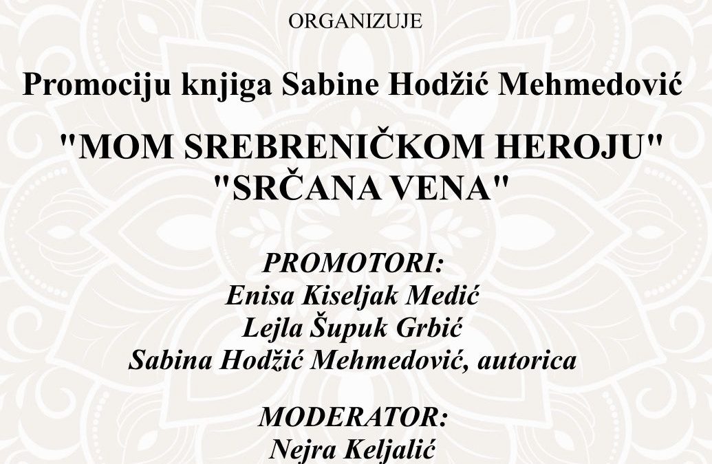 Promocija knjiga Sabine Hodžić Mehmedović