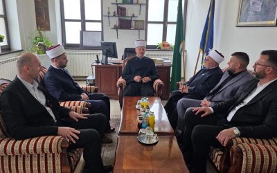 Muftija Dudić u posjeti Muftijstvu banjalučkom