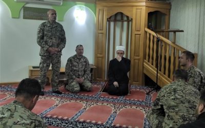 Posjeta glavnog imama medžlisa iz Banja Luke Hafiz Muamer ef. Okanovića kasarni „Kozara“
