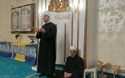 Muftija Smajlović u posjeti džematu Vrbanja, Medžlis Banja Luka