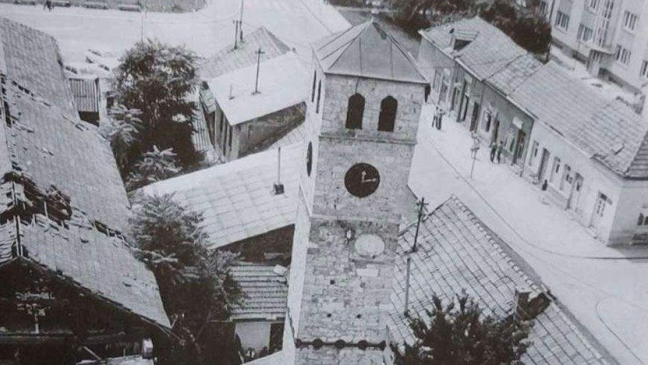 Polaganje kamena temeljca za ponovnu izgradnju Sahat-kule u Banjoj Luci