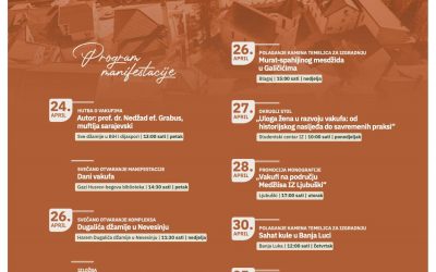 Polaganje kamena temeljca za izgradnju Sahat kule u Banja Luci